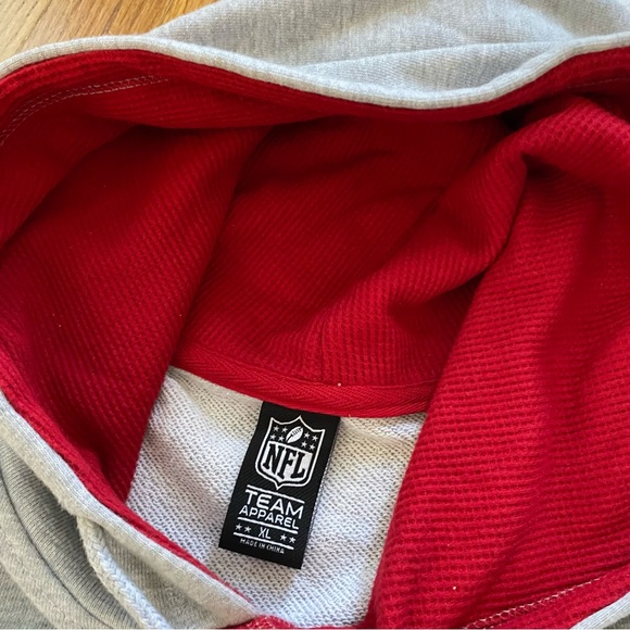 San Francisco 49ers Gray Hoodie Men’s XL NFL Team Apparel - Picture 6 of 7